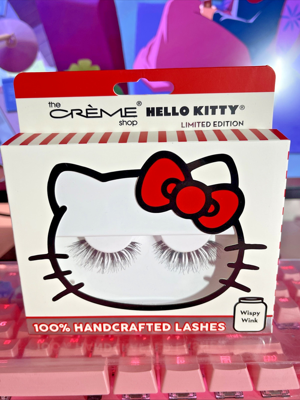 The Creme Shop Sanrio Hello Kitty Lashes 100% Handcrafted Wispy Wink Kawaii